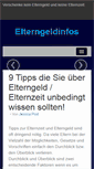 Mobile Screenshot of elterngeldinfos.com